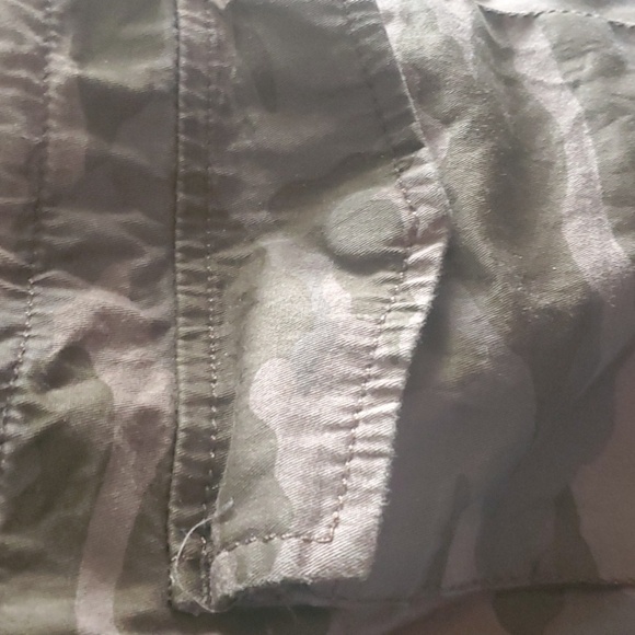 Sonoma Green Grey Brown Military Field Jacket Mens Size Medium W/ Snaps - Picture 3 of 10